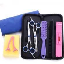 Barber Scissors Salon Shears New Fashion Customized Hair Steel Stainless Style Beauty Sharp Rubber Handle Cutiing Set